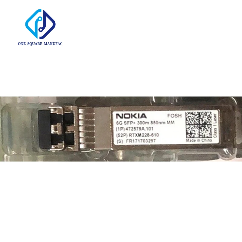 

NOKIA RTXM228-610 SFP + 300 м нм многомодовый FOSH 6G LC волоконно-оптический модуль приемопередатчик