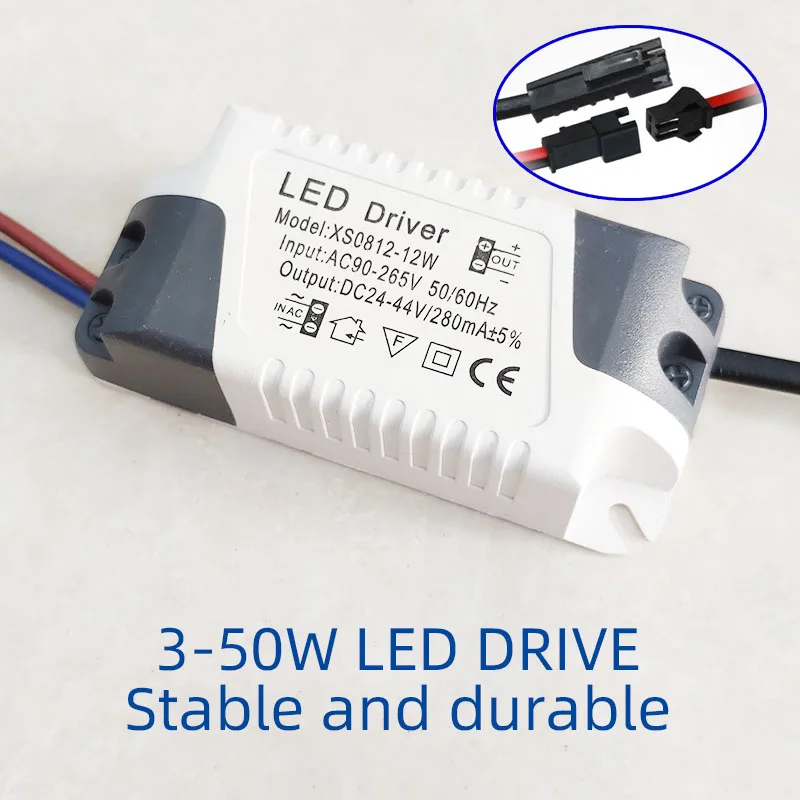 Sterownik LED 3W 5W 7W 9W 10W 12W 15W 18W 20W 24W 36W Zasilacz Downlight Transformatory oświetleniowe Adapter do diod LED DIY