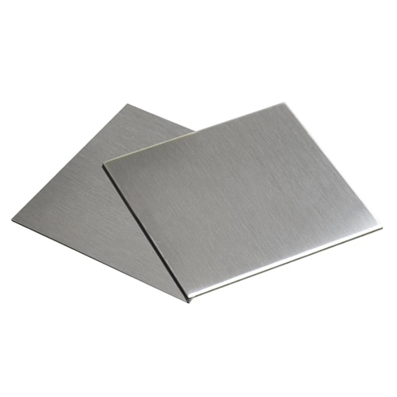 304 Stainless Steel Plate Sheet Thickness 0.01mm - 2mm Stainless steel foil Corrosion Resistance Square Board