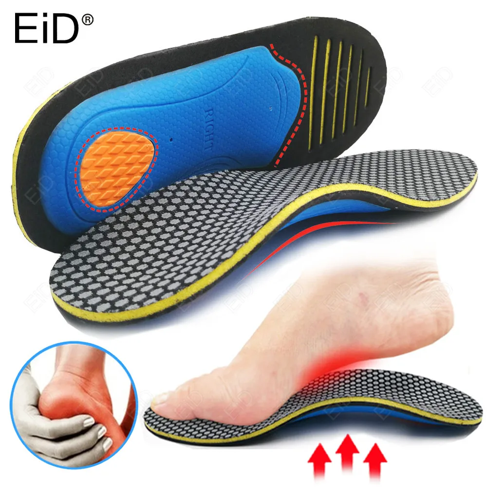 EiD EVA Orthopedic Insoles Orthotics flat foot Health Sole Pad for Shoes insert Arch Support pad for plantar fasciitis Feet Care