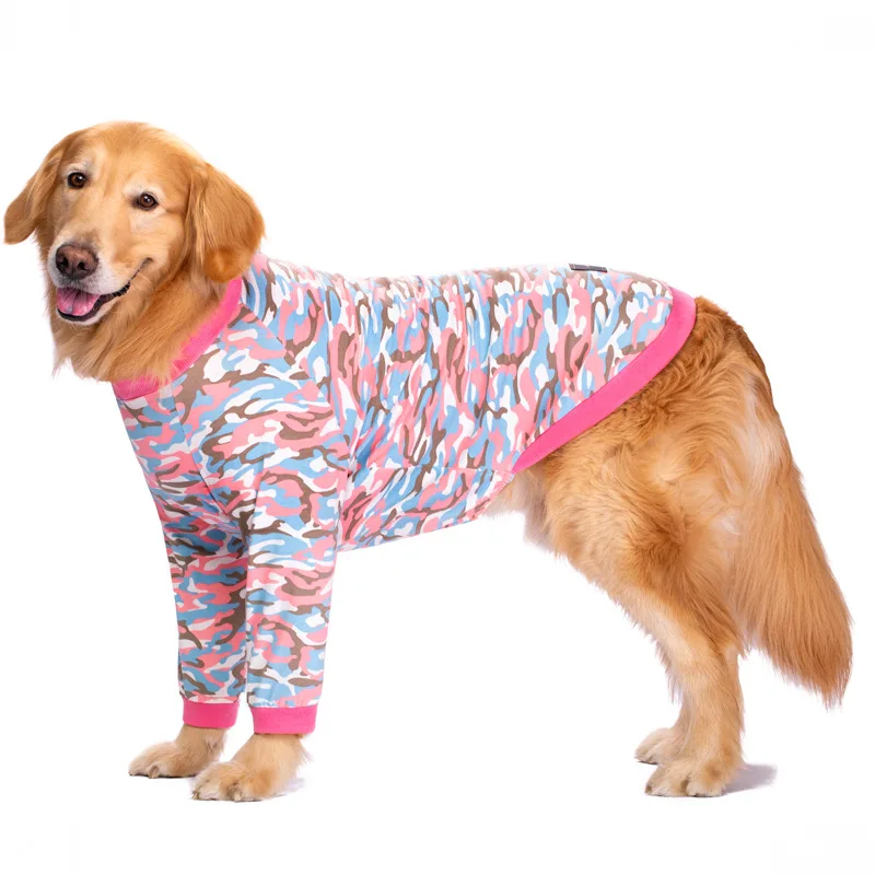 Cute Big Dog Clothes, Golden Retriever, Labrador, Medium and Large Dog Elbow Pads, Two-Legged Clothes, Autumn