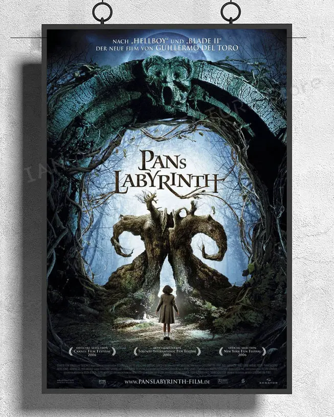 NJ416 Pan's Labyrinth 2006 Fantasy Drama Movie Wall Sticker Silk Poster Art Home Decoration