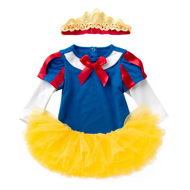 0-2Y 3pcs Girl Baby Summer Suit Novelty Costume Newborn Clothing Sets Bebe Dress Toddler Clothes Party Cosplay Gift 3 6 9 12 18M