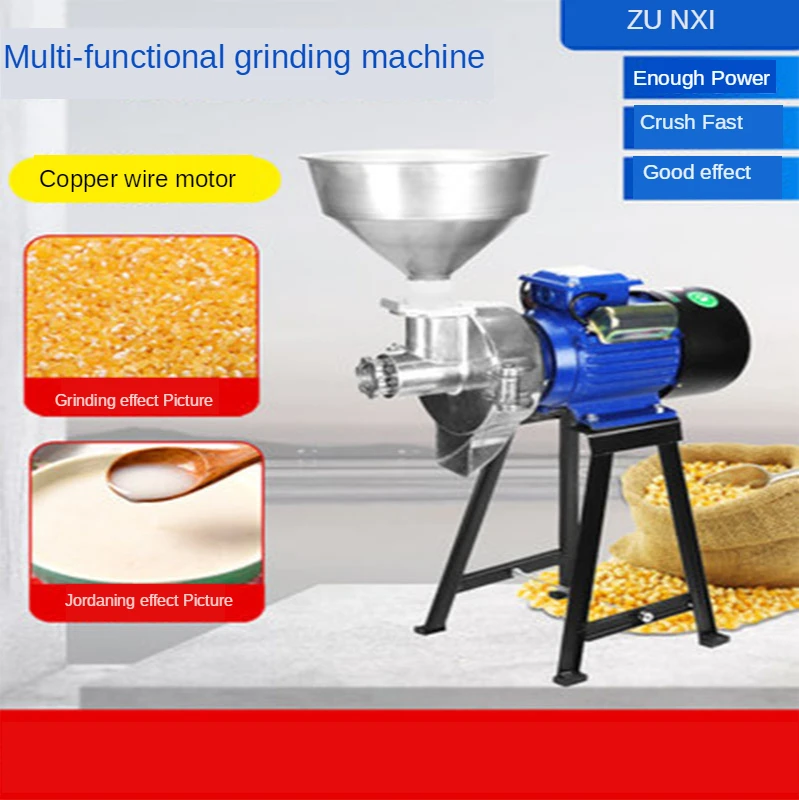 Slijpschijf Sojamelk Machine, Kloppend Nu Machine, Kleine Elektrische Rijst Roll Machine, nat En Droog Raffinage Machine