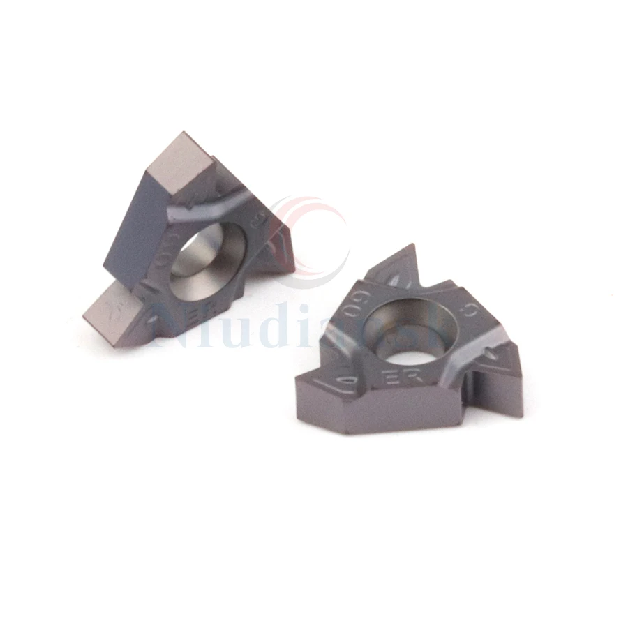 10pcs High Quality 16ER 16IR G55 AG55 A60 G60 AG60 Wearresistant CNC carbide thread insert for thread turning tool Free shipping