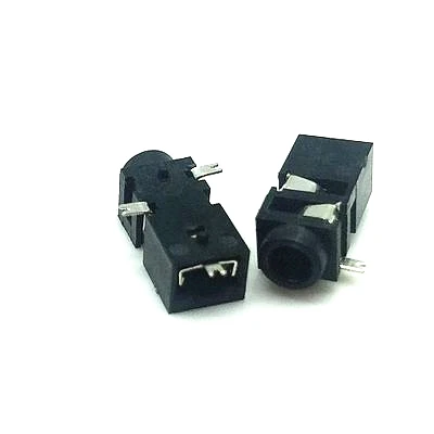 10Pcs PJ-208 Hoofdtelefoonaansluiting 2.5Mm Koptelefoonaansluiting Smd 3Pin 4Pin Vrouwelijke Audio Connector Smt PJ208