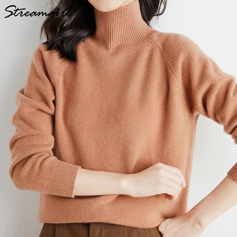 Gray Basic Winter Turtleneck Sweater Women Knit Pullovers Women\'s Jumpers Autumn Women\'s Turtleneck Sweaters Winter 2023 Office