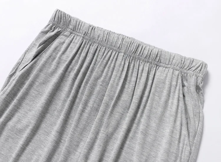 Winter Male Modal Sleeping Pants Solid Sleep Trousers Mens Pajamas Bottoms Soft Sleepwear Pyjama Homewear 2026 Spring Autumn 4XL