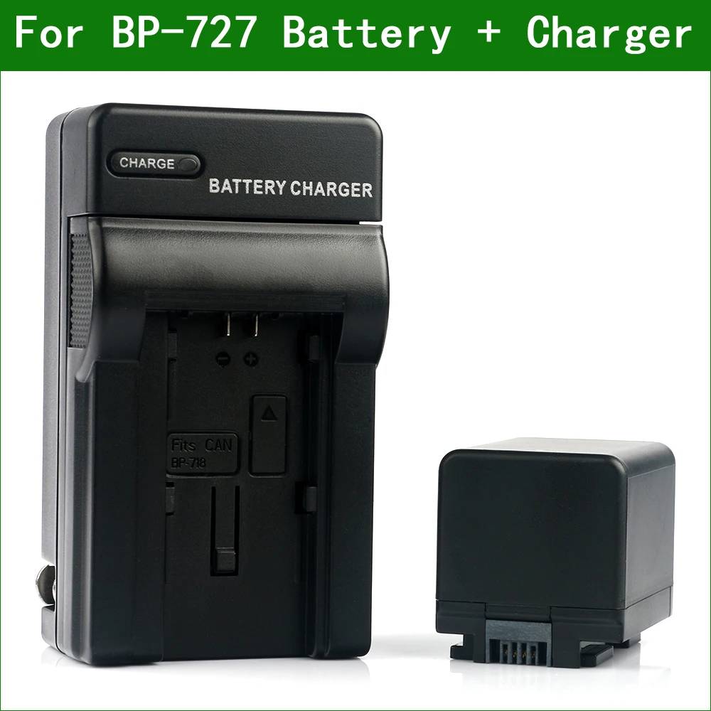 

Аккумулятор и зарядное устройство BP727 BP BP-727 для цифровых камер Canon HF R46 R47 R48 R66 R67 R68 M56 M60 M506 R30 R40 R87 R88 727, BP-709