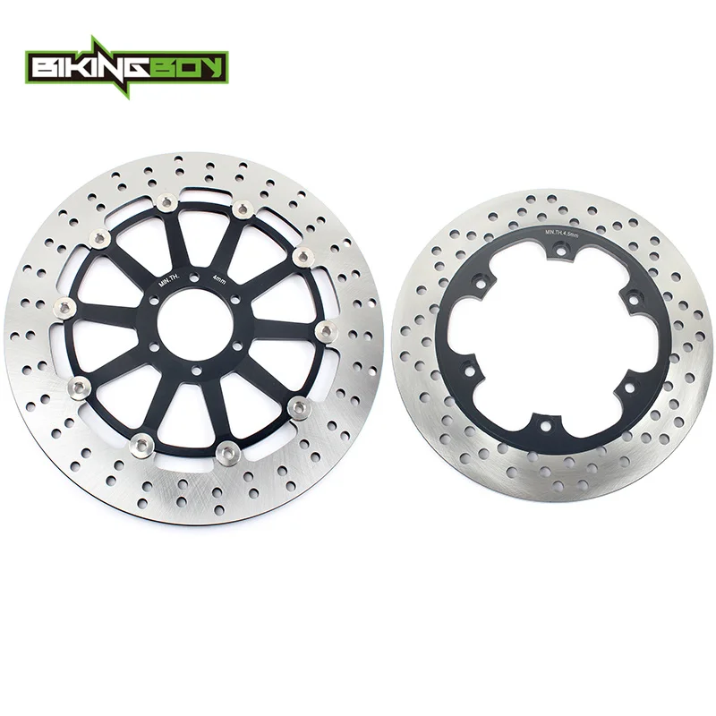 BIKINGBOY For Aprilia MX 125 04 05 06 07 RS 125 Replica Extrema 92 93 94 95 96 97 Front Rear Brake Discs Rotors Disks Stainless