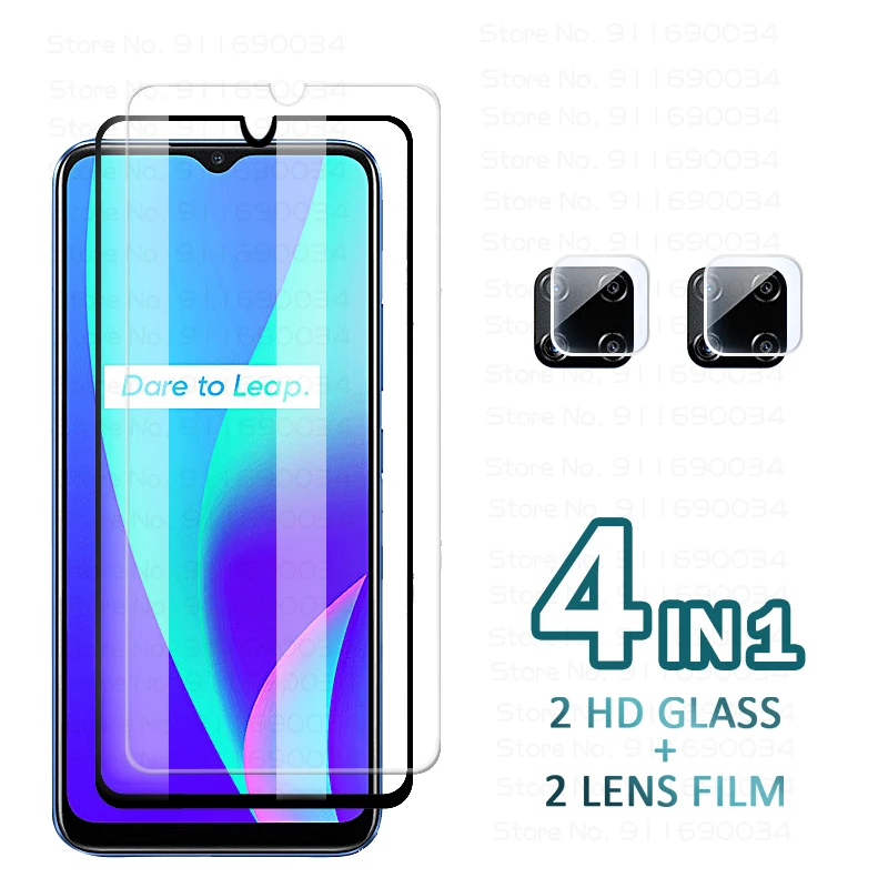 Защитное стекло на Realme C15, закаленное стекло для Oppo Realme c15 c 15 Caerma, защита для объектива HD, защитная пленка RMX2180