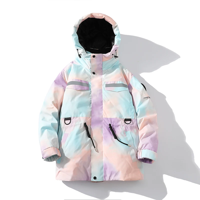 2021 chegada nova jaqueta de inverno com capuz design pato branco para baixo casacos engrossar longo parkas estilo ao ar livre quente neve wear hf001