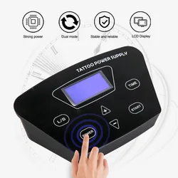 Biomaser Professional P300 Tattoo Power Supply Digital Tattoo Power Device LCD Machines