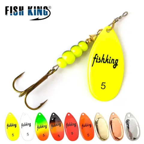 Metal Spinnerbaits for Pike and Bass FISH KING