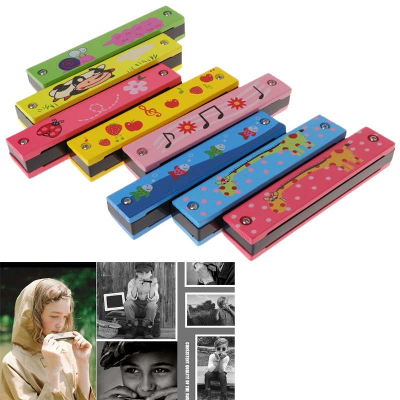 16 Holes Harmonica Kids Wind Instrument Beginner Musical Educational Toy