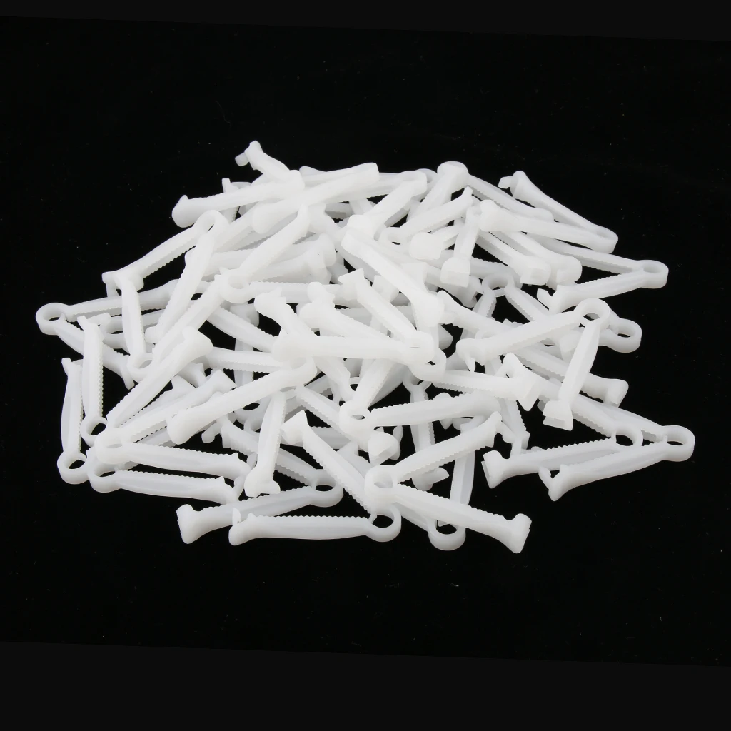 50Pcs Disposable Umbilical Cord Clamps 50mm in Length Puppy Kitten Whelping