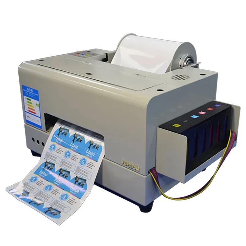 Waterproof 210Mm Label Sticker Printer Business Use A4 Sublimation Pigment Ink Printing Machine Sticker Label Printer