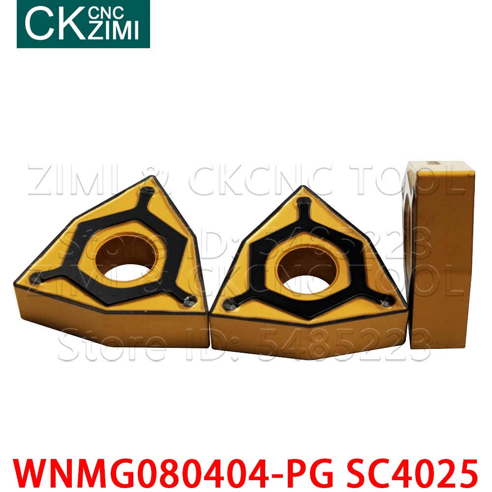 WNMG080404-PG SC4025 WNMG080408-PG SC4025 Carbide Sisipan Kayu Mengubah Alat CNC Logam Mesin Bubut Alat Kualitas Tinggi WNMG untuk Baja