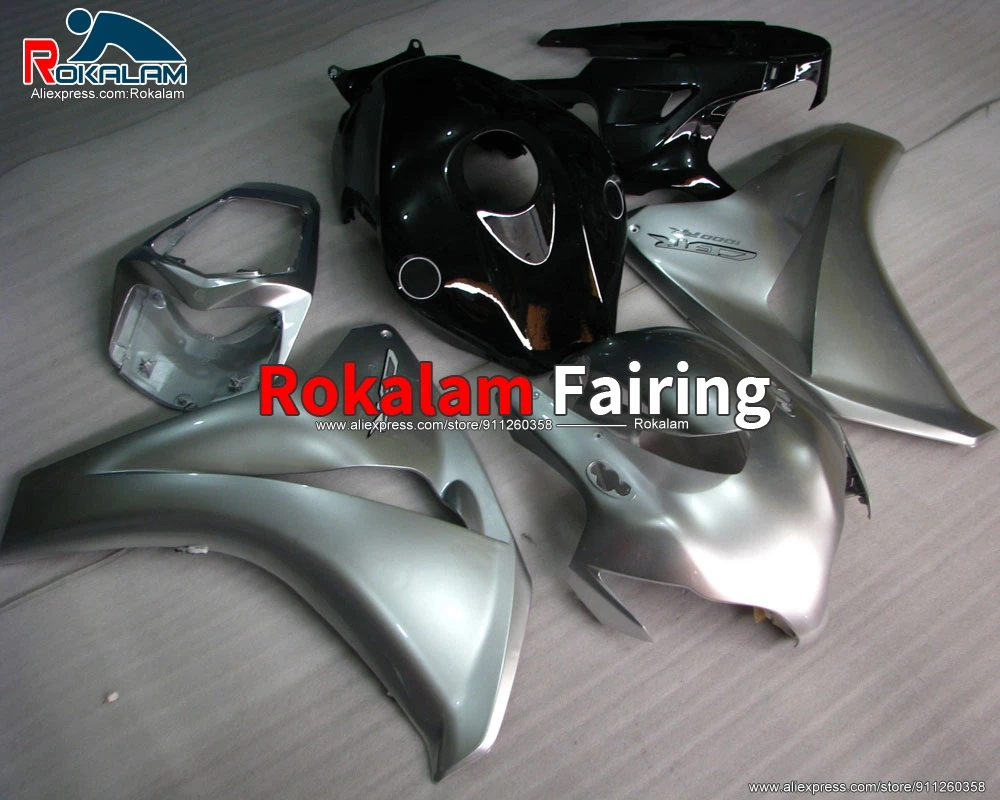

Bodywork For Honda CBR1000RR 2008 CBR1000 RR 09 10 CBR 1000RR 2011 Motorcycle Silver Black Fairing Kit (Injection Molding)
