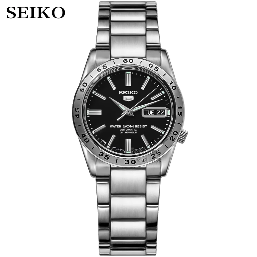 seiko watch men 5 automatic watch top brand luxury Sport men watch set waterproof mechanical military watch relogio masculinoSNK