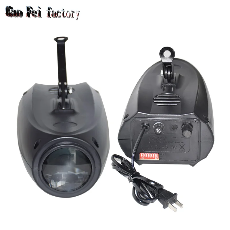 DJ Lights LED Stage RGBW Portable Music Sound Activated Airship Projector Lamp Disco Party Lights