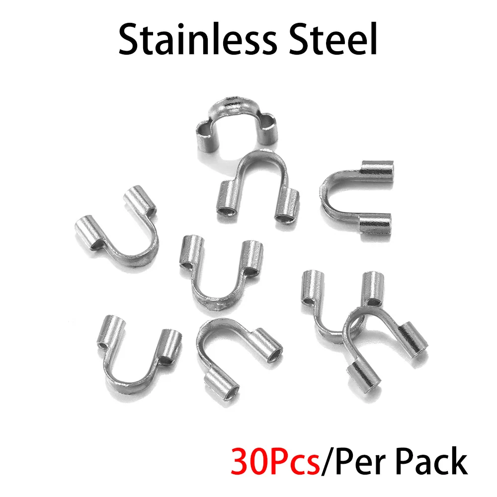 Wire Protectors for Jewellery Making, 4.5x4mm