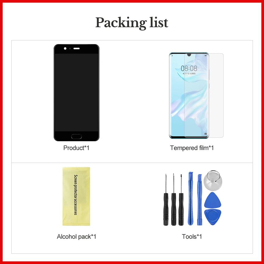 5.5\'\' Display For Huawei P10 Plus LCD Touch Screen Digitizer Replacement For Huawei P10Plus VKY-L09 VKY-L29 LCD Display