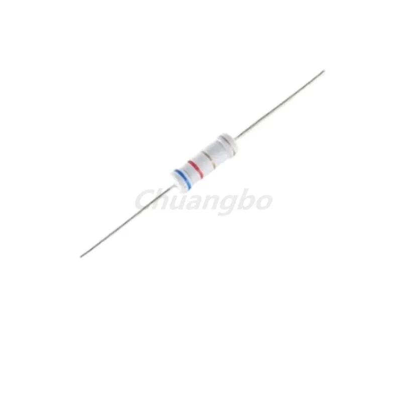 20pcs 1W 5% 탄소 필름 저항기 1R ~ 1M 10K 24R 47R 56R 100K 120R 240R 470R 1K 2K 4.7K 100K 22K 47K 820K 옴 다른 저항