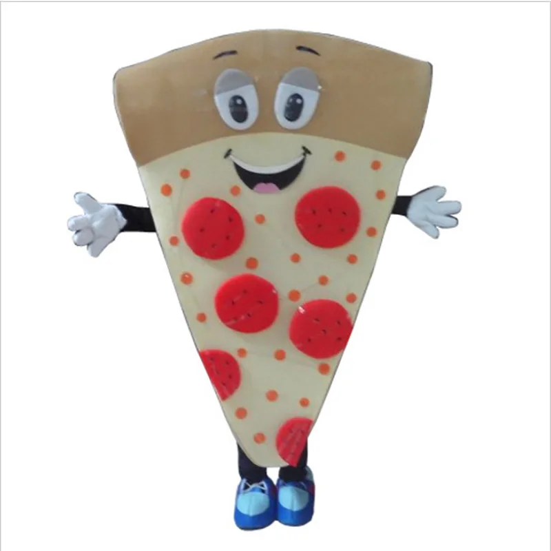 New Arrival Cartoon Character Adult Cute Pizza Mascot Costume Fancy Dress Halloween Party