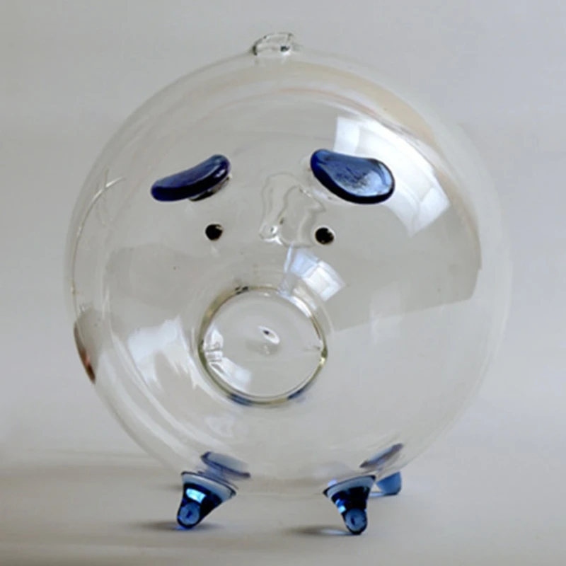 Pig Piggy Bank Money Boxes Coin Saving Box Cute Transparent Glass Souvenir Birth,  Coin Banks Money Saving Box for Children,Boys