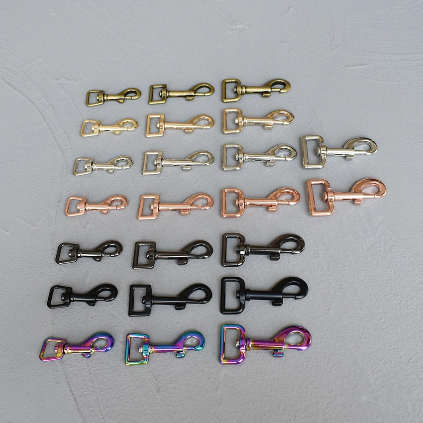 1 Pcs 15mm/20mm/25mm/30mm Metal Buckles Lobster Clasp leash Carabiner Snap Hook Key Chain Bag Part DIY Hardware Accessories