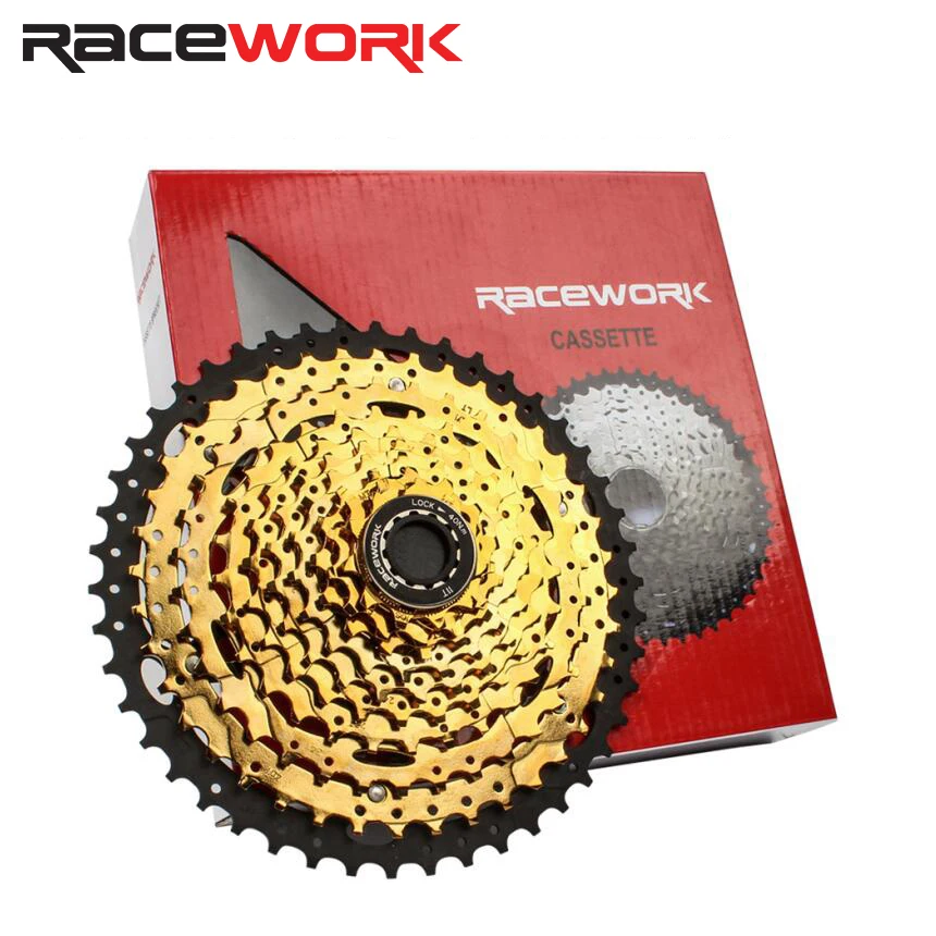 Кассета для горного велосипеда RACEWORK, 10 скоростей, 11-42/46/50T Кассета для горного велосипеда RACEWORK, 10 скоростей, 11-42/46/50T