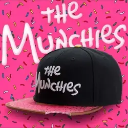 Nowość MUNCHIES czapka z daszkiem przekąski różowa czapka typu snapback mężczyźni kobiety dorosły hip hop daszki golfowe outdoor casual kapelusze przeciwsłoneczne gorras bone