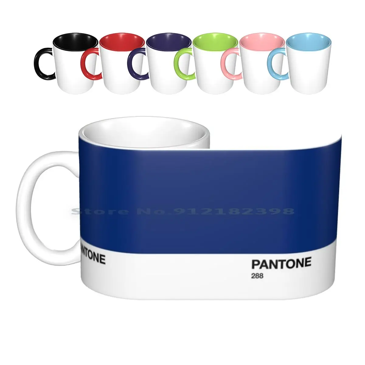 Pantone Blue 288 Ceramic Mugs Coffee Cups Milk Tea Mug Pantone Graphic Design Colour Color Industry Cmyk Blue Creative Trending