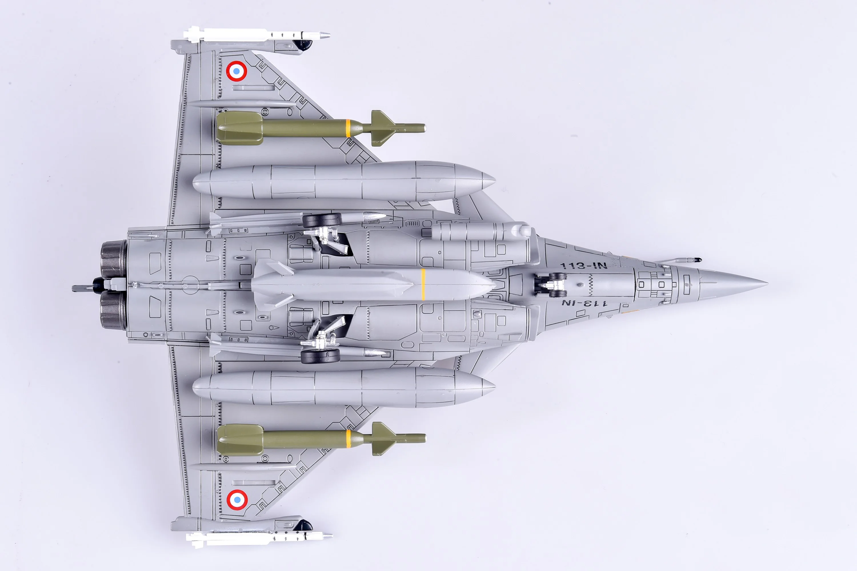 1: 72 French Air Force  Rafal c fighter  Hamantan operation in Libya  Alloy aircraft model