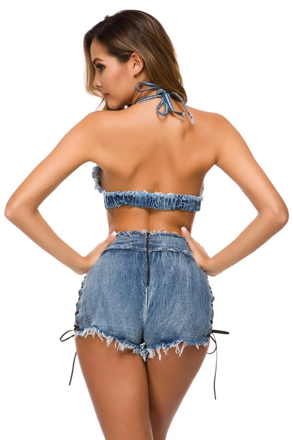 Hoge Taille Vrouwen Sexy Shorts Jeans Gat Super Mini Denim Shorts Zomer Rits Booty Shorts Club Meisjes Hoge Taille shorts