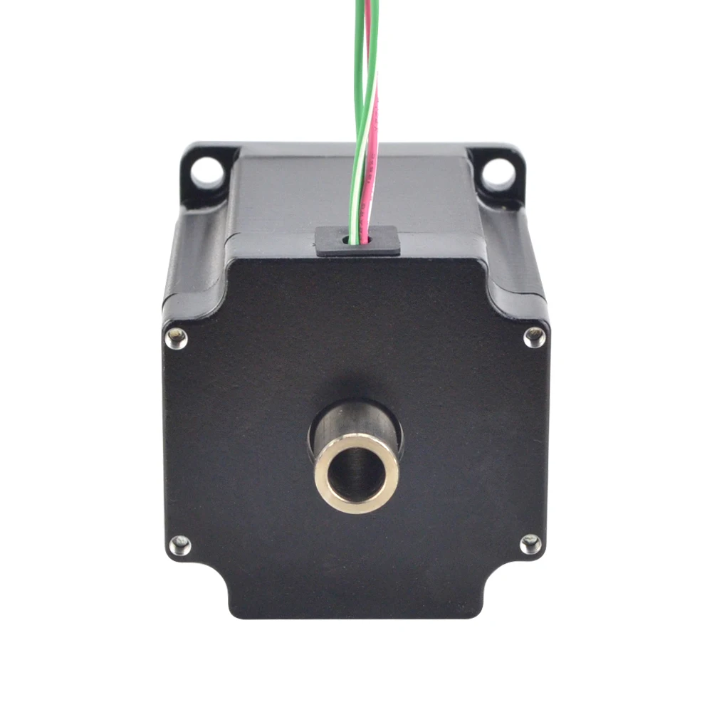 Hollow Shaft Nema 23 Stepper Motor Dual Shaft 1.45 Nm 2.0A 57x57x65mm Stepping Motor Shaft Φ12 mm  for CNC Milling Engravin