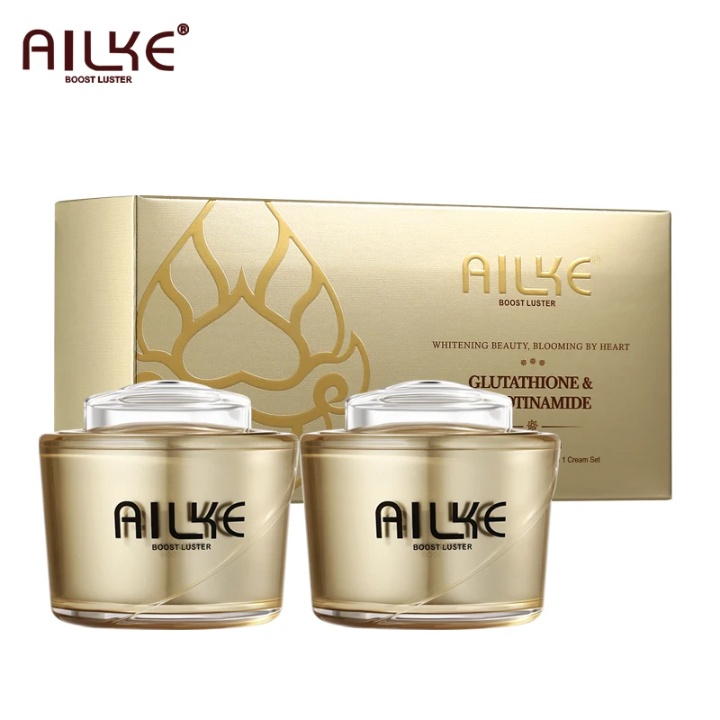 AILKE Brightening Face Skin Care Cream With Glutathione, Improve Dull Skin, Remove Black Spots Facial Cream for Women Men