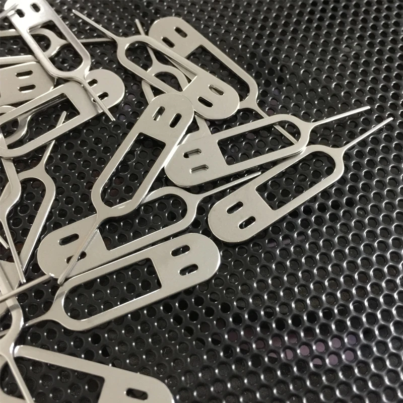 20-100pzs Expulsor de Bandeja SIM Universal de Metal Aguja de Extracción Abridor para Teléfono Móvil 5