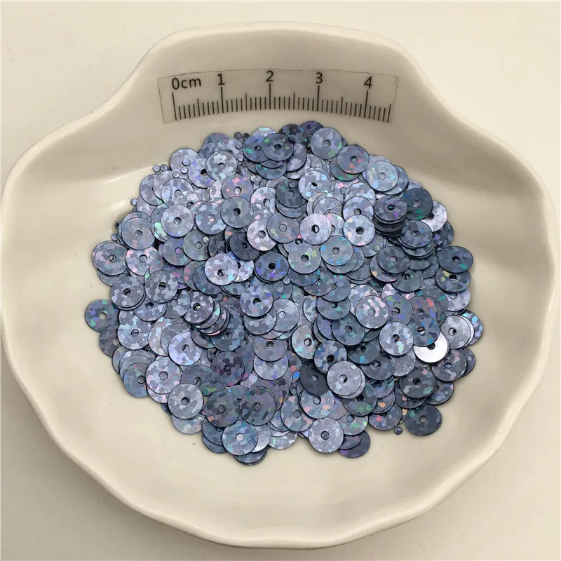 10g Laser 4 millimetri 6 millimetri 8 millimetri Piatto Paillettes PVC di Scintillio di Paillettes Per I Vestiti, Cappello, scarpe. Bambini FAI DA