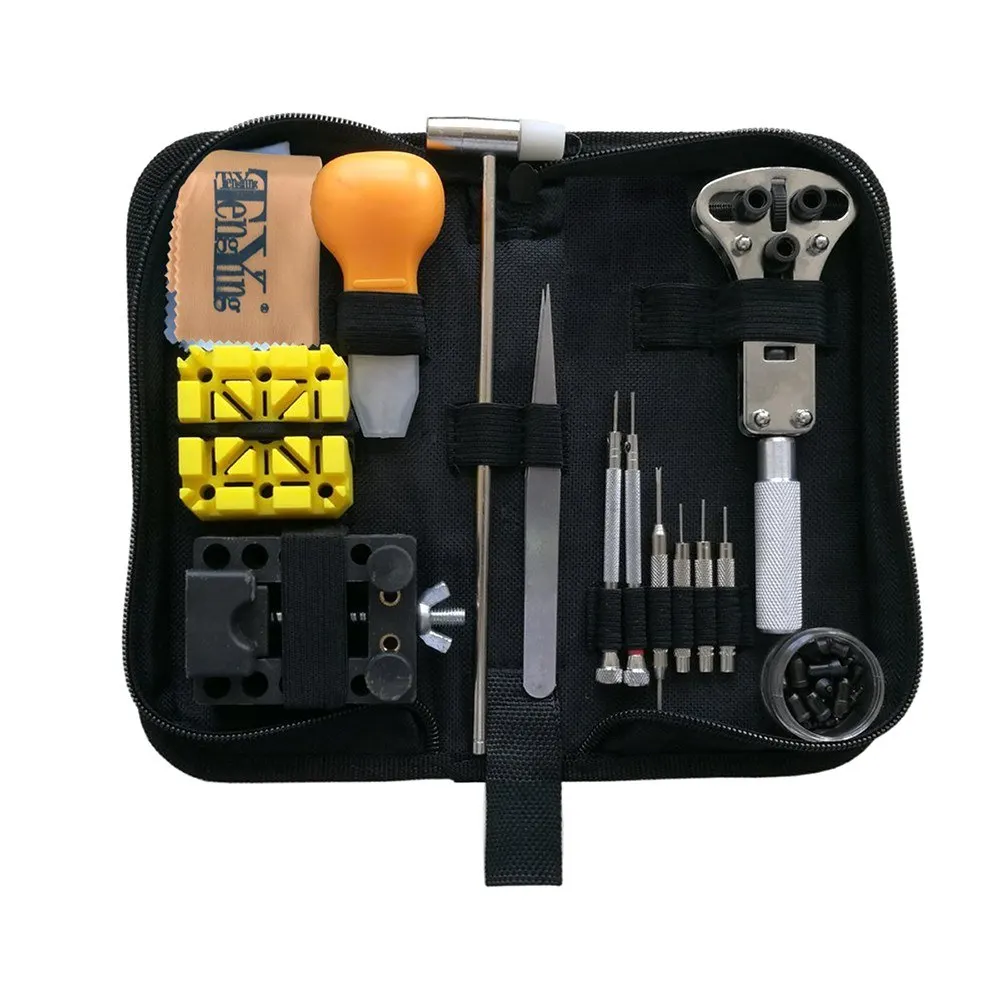 216PCS Watch Repair Tool Kit Professional Wrist Watch Band Link Back Pin Strap Removal Adjustment Sizing Opening Kit Set