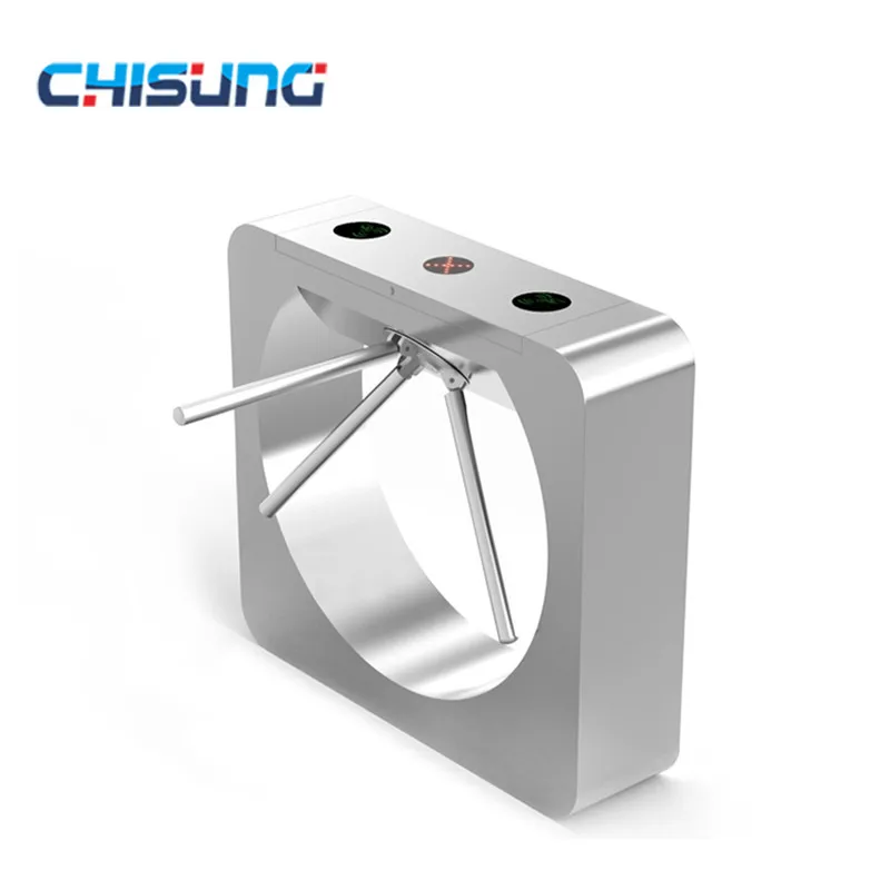 Semi automatic Waist High Tripod Turnstiles bi-directional bridge type tripod turnstile