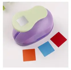 Free Ship 1 inch/1.8cm Square shape foam punches paper punch for greeting card handmade DIY scrapbooking craft punch machine