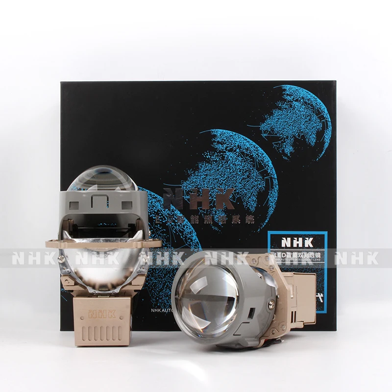 

NHK Bi-LED Projector The Third Generation 3.0inch LHD Low Beam 45W High Beam 55W 5500K Led Headlamp Car Accessories