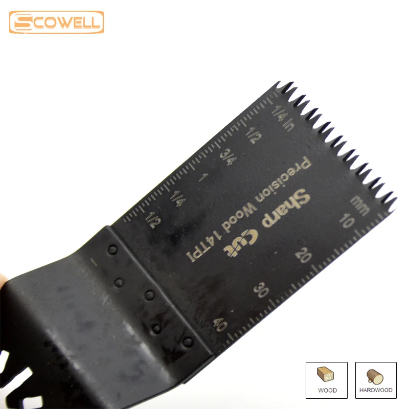 34mm SK5 Quick Change Plunge Multi Tool Saw Blades Renovation Oscillating Saw Blades for Fast and Clean Wood Cutting DIY Tools