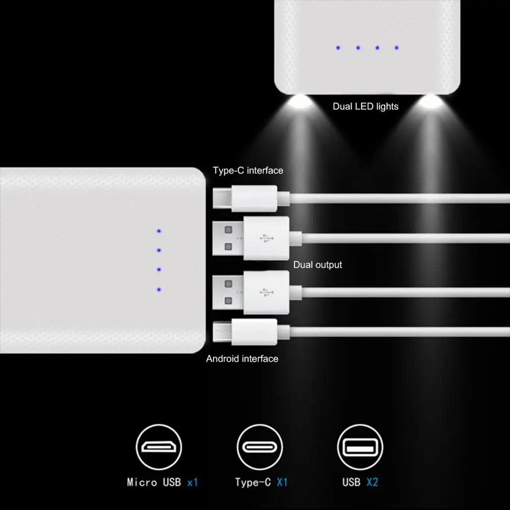 W8 Power Bank Case Battery Holder 8*18650 Charger Box Power Bank Battery Box DIY Battery Shell Case Charging Storage Case image 2