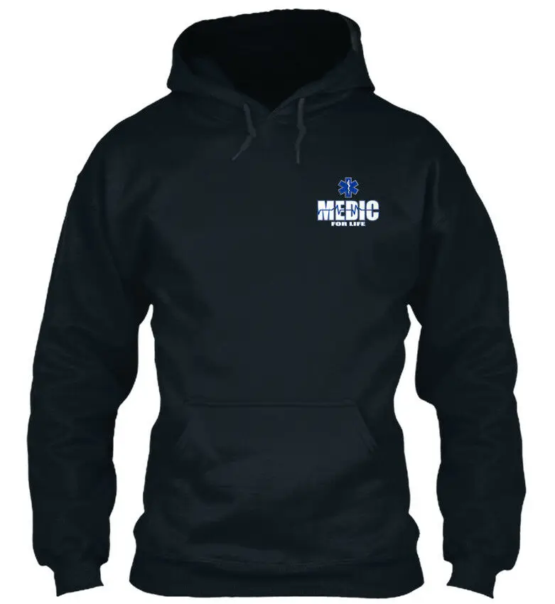 Medic for Life Ems Emt PATIENCE COURAGE ADVENTURE Hoodie Comfortable