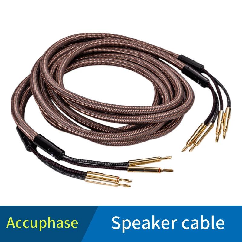 1 para Accuphase głośnik hifi kabel miedziowana wtyczka bananowa