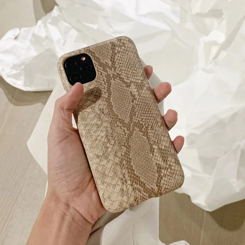 Snake skin hard design case for iphone 14 phone case for iphone 15 Pro Max 13Pro 13 cover python scales matte coque luxury shell