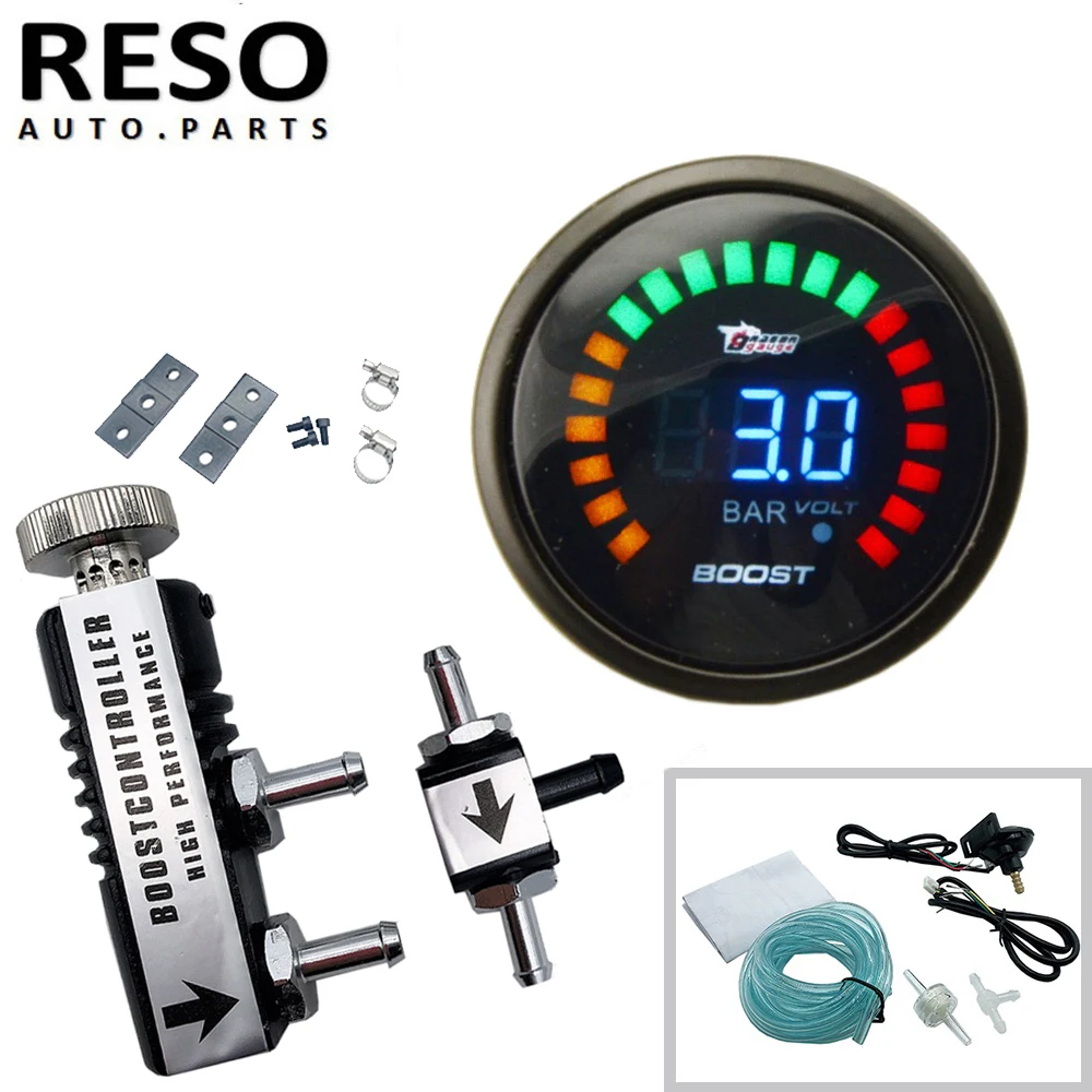 RESO--52mm Digital Electronic BOOST GAUGE 2